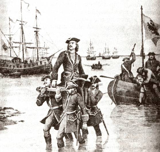 Каспийская флотилия в Персидском походе Петра 1