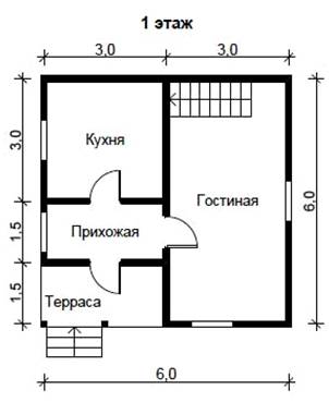 Проект каркасного дома для постоянного проживания