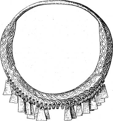 Бронзовое ожерелье