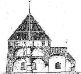 Церковь на острове Борнхольм