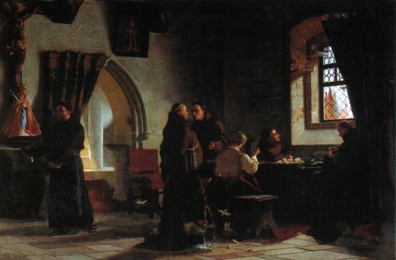 картина Клодта Швальня в католическом францисканском монастыре