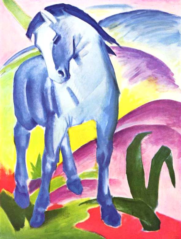 Картина Синий конь