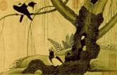 Китайская живопись. Птицы на дереве