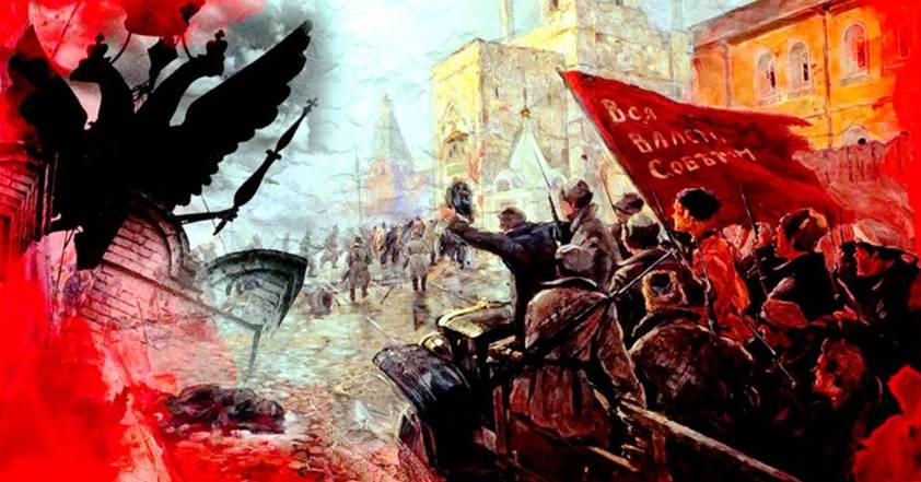October Revolution in Russia