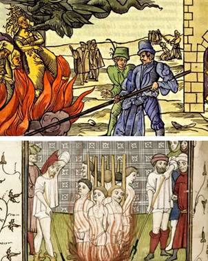 Методы и наказания судов инквизиции