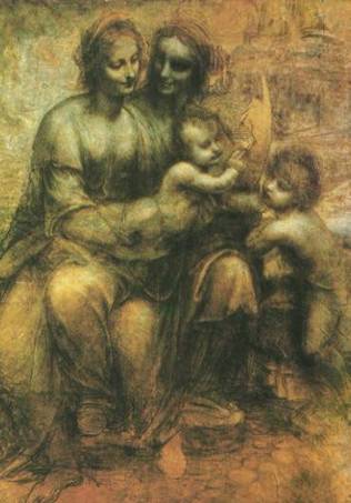 Дева и ребенок с младенцем Джоном Баптистом и св. Анной