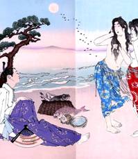 Три женщины на берегу