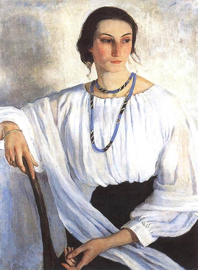 Портрет сестры Е. Зеленковой
