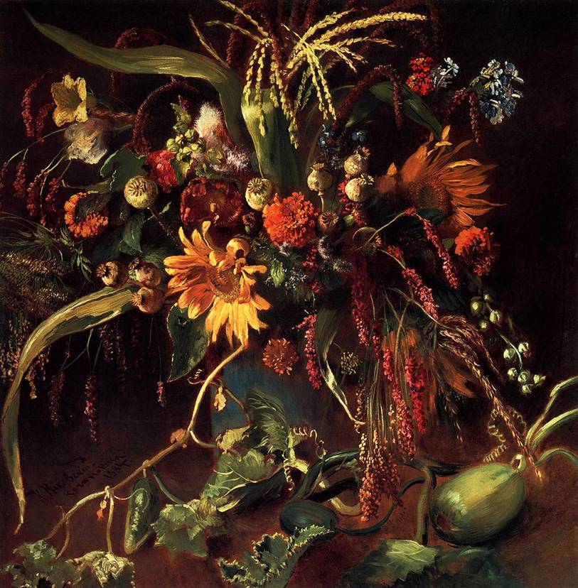 Картина Цветы. 1884. Картина Цветы. Следующая