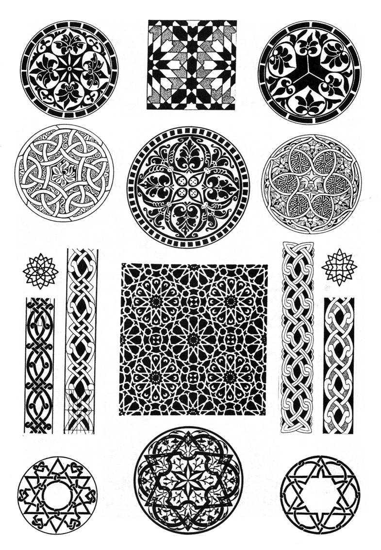арабские узоры и орнаменты