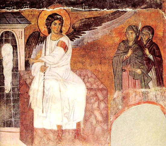 Ангел и жены Мироносицы у Гроба Господня