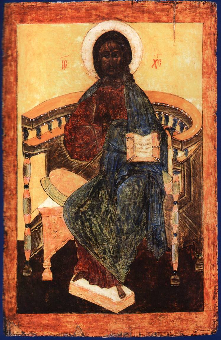 Вологодская икона Спас на престоле. 16 век
