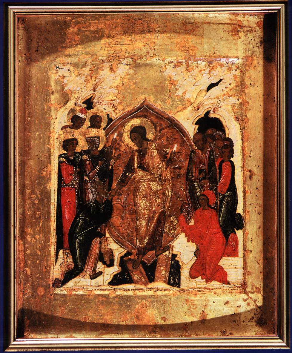 Икона Воскрешение – Сошествие во Ад. 16 век