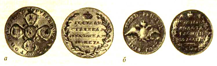 Золотые монеты Александра
